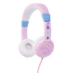 Kinder-hoofdtelefoon  | Peppa Pig Kids On-Ear Headphones - Pink