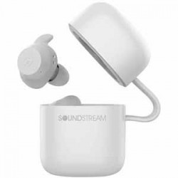 Headphones | SOUNDSTREAM H2EQ-WT Bluetooth V5.0 Secure Ergonomic Fit 60mAh Li-Ion Battery