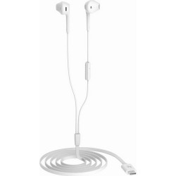 Kulak İçi Kulaklık | Case 4U Letv Leeco USB-C ( Type-C ) Mikrofonlu Kulaklık Beyaz CDLA