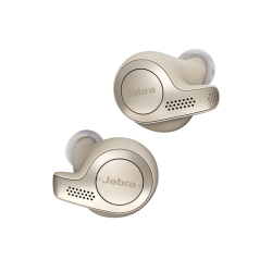 Echte kabellose Kopfhörer | JABRA Elite 65T - Bluetooth Kopfhörer (In-ear, Gold/Beige)