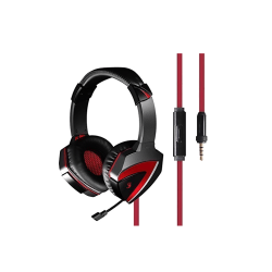 Mikrofonos fejhallgató | A4TECH G500 Bloody piros - fekete gamer fejhalgató