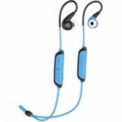 MEE audio X8 Secure-Fit Stereo Bluetooth Wireless Sports In-Ear Headphones - Blue