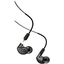 Headphones | MEE audio M6 PRO 2nd Generation Universal-Fit Noise-Isolating Musician's In-Ear Monitors with Detachable Cables (Clear)