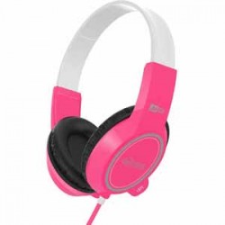 Mee HP-KJ35-PK Pink KidJamz safe listening headphones protect childrens hearing without compromising the headphone experience Safe listenin