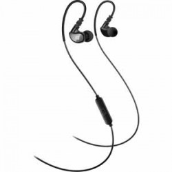 Mee EP-X1-GYBK Black MEE audio X1 Sports earphones for runners and gym-goers secure over-the-ear fit that never falls out Noise isolating in