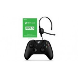 Kopfhörer mit Mikrofon | Xbox One Controller, Headset & 3 Months Live Starter Bundle