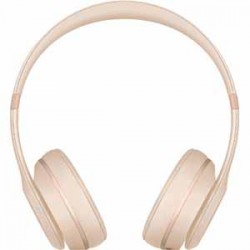Beats By Dre Solo3 Bluetooth On-Ear Headphones with Mic Control - Matte Gold Beats By Dre Solo3 Bluetooth On-Ear Headphones with Mic Control - Matte Gold