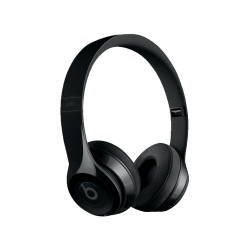 BEATS SOLO3 wireless bluetooth fejhallgató, fényes-fekete