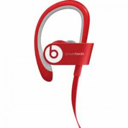 Bluetooth Headphones | BEATS BY DRE Powerbeats In-Ear Wireless Headphones with Mic - Red - Open Box