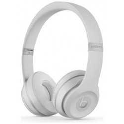 Beats by Dre Solo 3 On-Ear Wireless Headphones - Matt Silver Beats by Dre Solo 3 On-Ear Wireless Headphones - Matt Silver