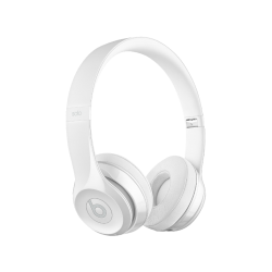 BEATS SOLO3 wireless bluetooth fejhallgató, fényes-fehér