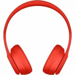 Beats By Dre Solo3 Bluetooth On-Ear Headphones with Mic Control - Red Beats By Dre Solo3 Bluetooth On-Ear Headphones with Mic Control - Red