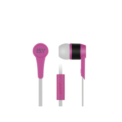 ISY IIE1101PI headset fülhallgató, pink