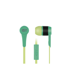 ISY IIE1101GN headset fülhallgató, zöld