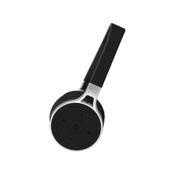 On-ear Fejhallgató | ISY IBH2100BK BT vezeték nélküli bluetooth fejhallgató, fekete-titán