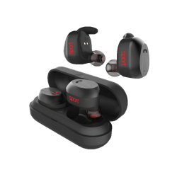 Echte kabellose Kopfhörer | ELARI NanoPods Sport, In-ear True Wireless Kopfhörer Bluetooth Schwarz