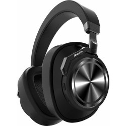 Gaming hoofdtelefoon | Bluedio T6 Aktif Gürültü Engelleme (ANC) Bluetooth 5.0 Kulaklık Siyah