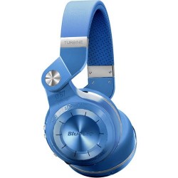 Bluedio | Bluedio T2+ Plus Turbine Mikrofon Micro SD Kart Yuvası FM Radyo Wireless Bluetooth Kulaklık - Mavi