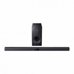 Speakers | Samsung 2.1 Channel Sound Bar System with Wired Subwoofer