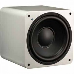 Speakers | SVS 12 Ultra Compact Sealed Subwoofer with 300W Maximum Amplifier Power - Piano Gloss White