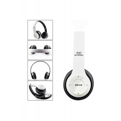 Zabata | P47 Bluetooth Kulaklık Kablosuz Kart Girişli Radyolu Aux