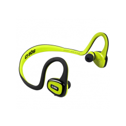 Ecouteur intra-auriculaire | SBS Runway Flexy - Bluetooth Kopfhörer mit Nackenbügel (In-ear, Grün/Schwarz)