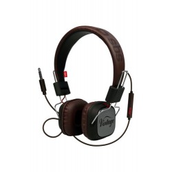 On-ear Kulaklık | Stereo Vintage Bluetooth Kulaklık Kahverengi