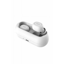 Qcy | QCY T1C Çift Mikrofonlu Şarj Edilebilir Bluetooth V5.0 Beyaz Telefon Kulaklığı