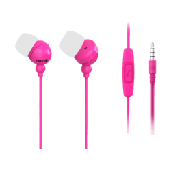 Mikrofonos fejhallgató | MAXELL 303762.00.CN PLUGZ + MIC mikrofonos fülhallgató, pink
