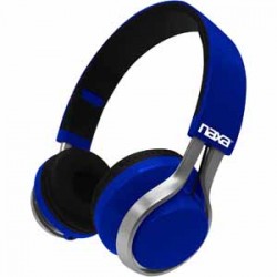Casque sur l'oreille | Naxa Metro Go Bluetooth® Foldable Wireless Headphones - Blue