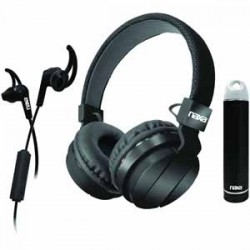 On-ear Headphones | Naxa Three-in-One Bluetooth® Power Combo