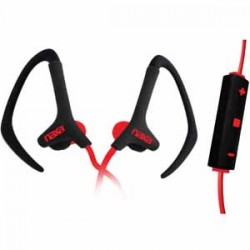 Headphones | Naxa NEURALE Wireless Sport Earphones with Mic & Remote - Red