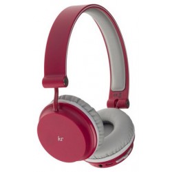On-ear Headphones | KitSound Metro Wireless On-Ear Headphones - Red