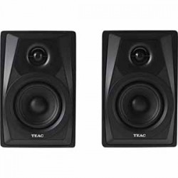 Teac | TEAC 2-Way Powered Monitor Speakers - Sold as Pair - Black