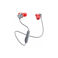 Bluetooth en draadloze hoofdtelefoons | CELLULAR LINE RUN - Kopfhörer (Grau/Rot)
