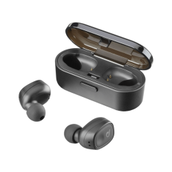 Echte kabellose Kopfhörer | CELLULAR LINE SHADOW - True Wireless Kopfhörer (Schwarz)