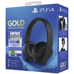 Headsets | Sony Fortnite Wireless PS4 Headset Bundle - Gold