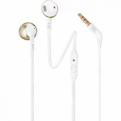 JBL Earbud Headphones with Pure Bass Sound - Champagne Gold