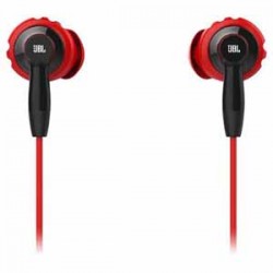 JBL Inspire 300 In-Ear, Sport Headphones with Twistlock™ Technology - Black/Red
