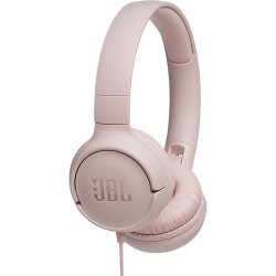 Sports Headphones | JBL T500 Mikrofonlu Kablolu Kulaküstü Pembe Kulaklık