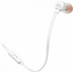 JBL Pure Bass Sound Lightweight In-Ear Headphones - White JBL Pure Bass Sound Lightweight In-Ear Headphones - White
