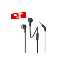JBL T205 Mikrofonlu Kulak İçi Kulaklık Siyah Outlet 1177323