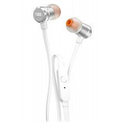 Mikrofonlu Kulaklık | T210 Beyaz-Gümüş Kablolu Kulak İçi Kulaklık JB.JBLT210GRY