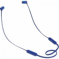 JBL Pure Bass Sound Wireless In-Ear Headphones with 6 Hour Battery Life - Blue