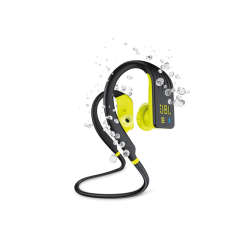 JBL Endurance Dive, vízálló bluetooth sport fülhallgató beépített lejátszóval, fekete-sárga