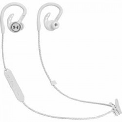 JBL UnderArmour Pivot White AM UA Sport Headphone Secure fit design Waterproof Speakerphone