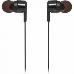 JBL Pure Bass Sound In-Ear Headphones with Metallic-Finished Housing- Black JBL Pure Bass Sound In-Ear Headphones with Metallic-Finished Housing- Black