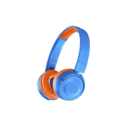 JBL JR300BT - Bluetooth Kinderkopfhörer  (On-ear, Blau/Orange)