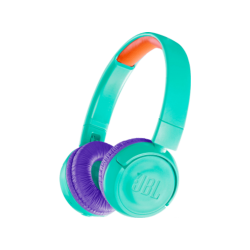 JBL JR300BT - Bluetooth Kinderkopfhörer  (On-ear, Blau/Türkis)