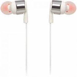 JBL Pure Bass Sound In-Ear Headphones with Metallic-Finished Housing- Grey